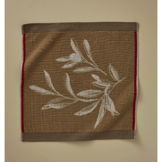 Carré éponge 50x50 l'Oliveraie - Sylvie Thiriez