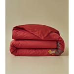 Housse de couette brodée Bornéo - Sylvie Thiriez 