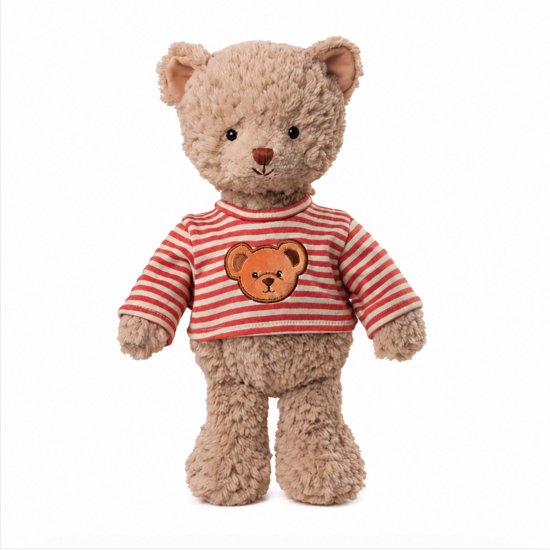 Peluche Colin sweat rayé rouge - Bukowski