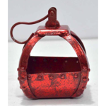 Petite suspension mtal rouge tlcabine 6x6x7 