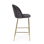 Tabouret bar Carry velours