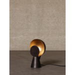 Mini lampe noire / Or Hide &amp; Seek - Chehoma