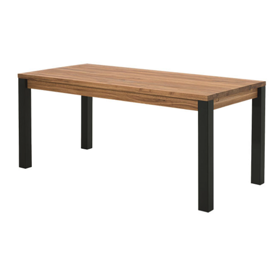 Table Catane en 150 cm chêne massif et métal - CATATA 150 - Casita