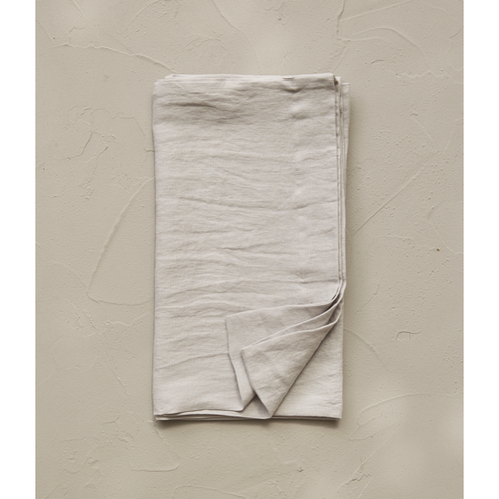 Taie de traversin Lin Stone Washed Gris Plume - 43x185 - Sylvie Thiriez
