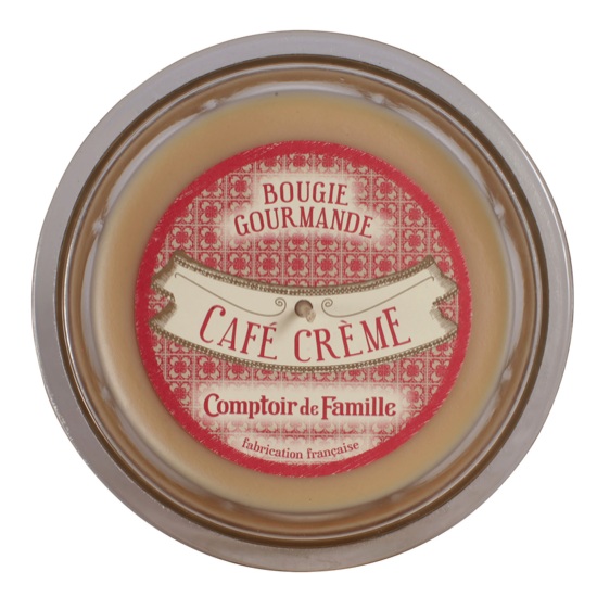 Bougie gourmande Café crème - Comptoir de Famille