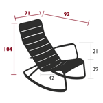 Rocking chair Luxembourg - Fermob