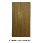 Bloc cube pour bibliothèque ouverte Brooks - Teinte chêne clair à noeuds