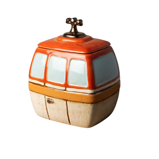 Boite Téléphérique en grès Orange - Chehoma