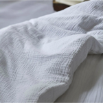 Housse de couette Gaze de coton Blanc Nuage - Sylvie Thiriez
