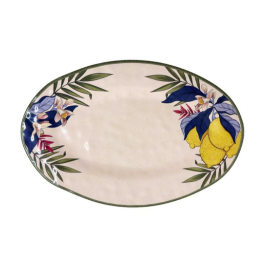 Plat ovale 45x30 en mélamine - Limù