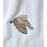 Éponge brodée L'Envol blanc - Sylvie Thiriez