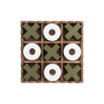 Jeu Tic Tac Toe Vert armée