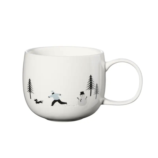 Mug Snow tracks Ø10 Teckel - Asa Selection