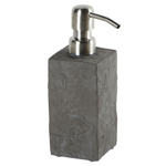 Distributeur de savon en ciment gris effet béton