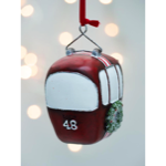 Suspension téléphérique rouge en résine - Chehoma