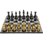 Jeu d'échecs 60x60 noir et doré