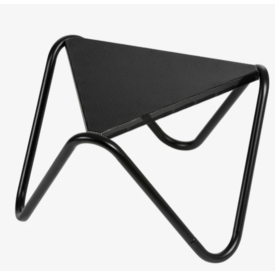 Table basse Vogue plateau micro-perforé - Noir - Lafuma  