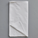 Taie de traversin percale unie Blanc - 43x185 - Sylvie Thiriez