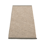 Tapis Effi Charcoal Light nougat vanilla - Pappelina