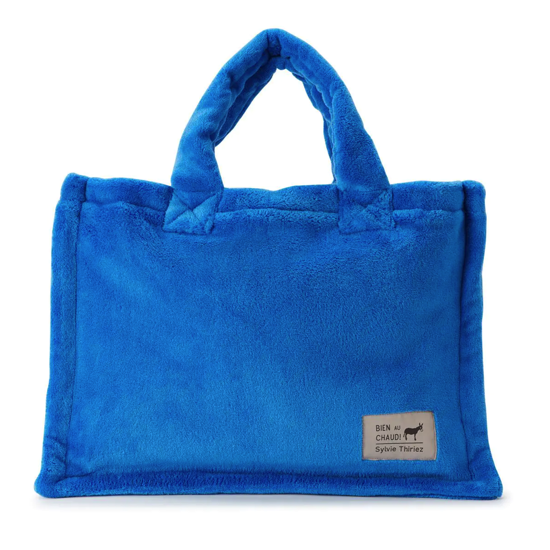 Tote bag polaire Bleu Électrique - Sylvie Thiriez