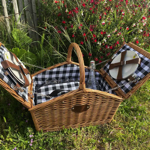 Panier Pique-nique osier 4P - Montaigne