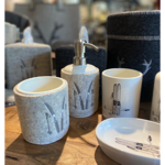Distributeur savon feutre de laine naturelle Ski - Catia Luca