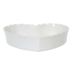 Plat coeur Charlotte Blanc 24cm - Ct Table 