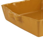 Plat à four Feston carré Curry 25x21 - Côté Table