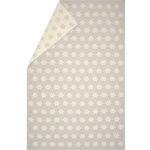 Carla Plaid Flocons de Neige Gris - 135x200