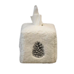 Bo�te � mouchoirs bouclette Pomme de pin - Catia Luca