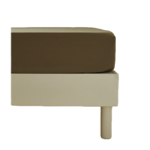 Drap housse percale unie Vert Avocat/140x190 Bonnet 40