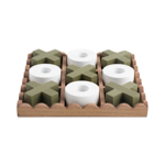 Jeu Tic Tac Toe Vert armée