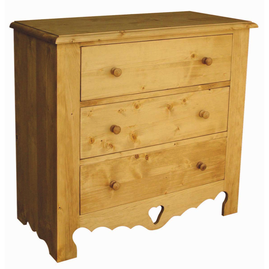 Commode 3 tiroirs 2009 ciré 
