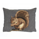 Coussin gris cureuil - 45x45 cm