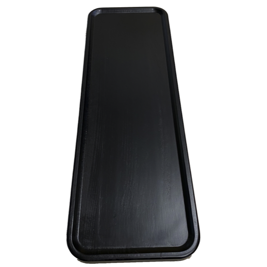 Plateau rectangulaire bois - Noir