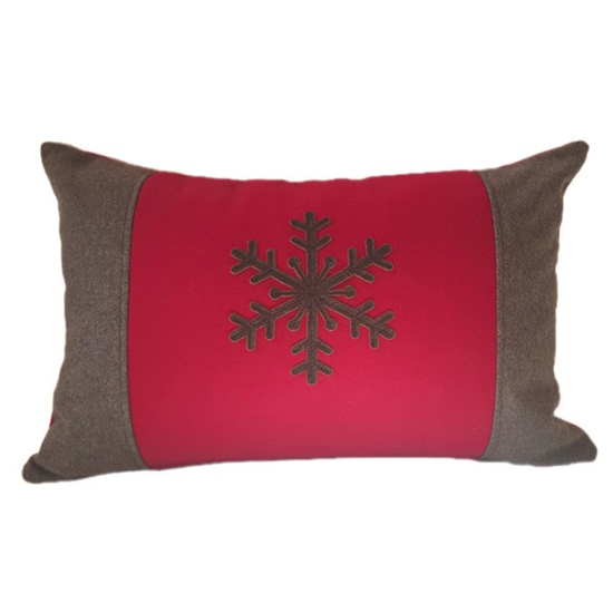 Housse de coussin Valberg 40x60 - Rouge  