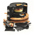 Appareil à raclette 8 personnes rond - Bois