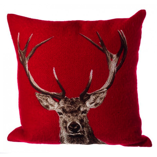 Housse de coussin Bois dormant 45x45 - Rouge