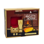 Raclette  la bougie 2 personnes srie limite 2021 - LUMI Rouge - Flamme - Cookut