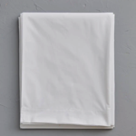 Drap plat percale unie Blanc - Sylvie Thiriez