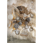 Ange Trompette en bois de Manguier Blanc - Medium