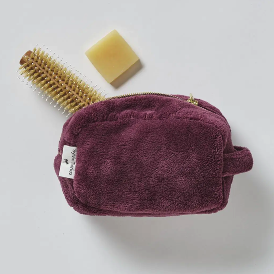 Trousse polaire Violet Prune - Sylvie Thiriez