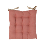 Galette de chaise Campagne Rouge 40x40 - Comptoir de Famille