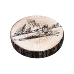 Galette réversible Tignes Télécabine/Skieur- 38x38