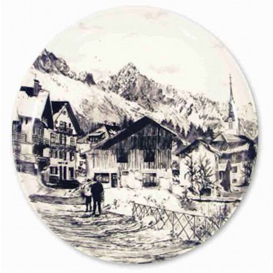 Plat de présentation Megève - Angel Des Montagnes