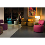 Fauteuil MOKKA - Tissu Atropa - Mustard