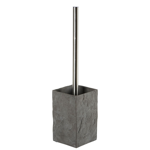Brosse WC en ciment gris effet bton