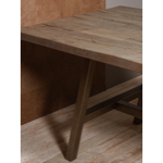 Table bois patiné gris - Fjord 200x100 cm