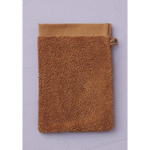 Gant de toilette Shetland Marron Roux - Sylvie Thiriez