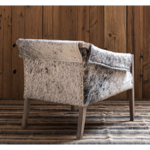 Fauteuil vache grise Rochebrune - Chehoma